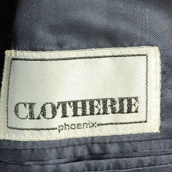 Canali Proposta Charcoal Pinstripe Double-Breasted Wool Blazer Size 48 - Picture 9 of 12